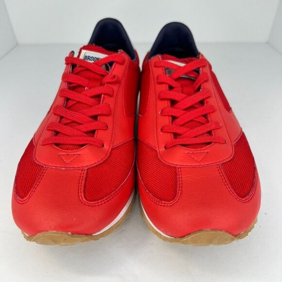Brooks Womens 1101661D667 Vanguard Retro Red Lace Up Size 11.5 Running Shoes - Picture 3 of 9